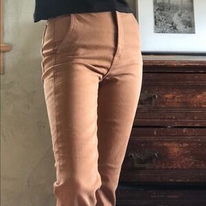 The High Rise Straight Leg Crop Light Brown NEW Size 00 Regular